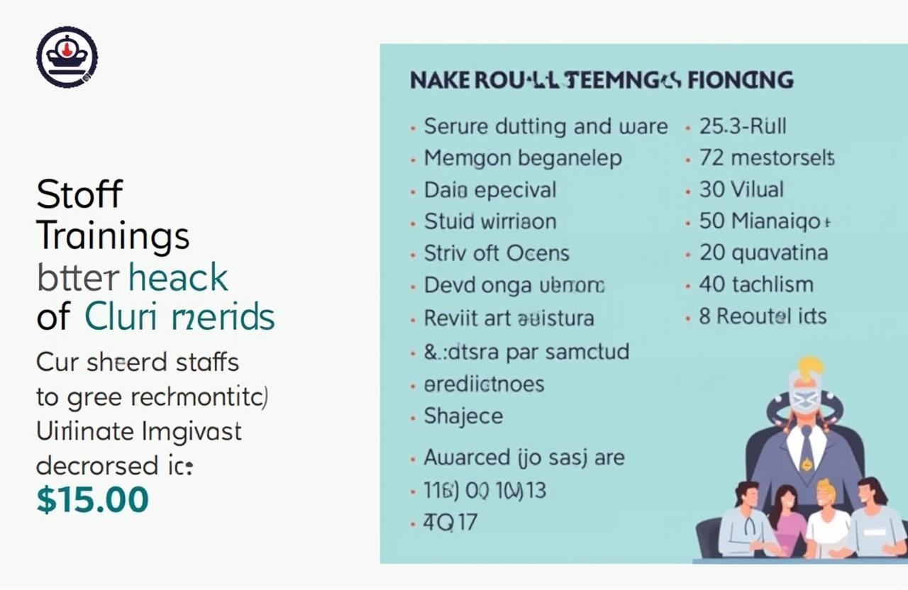 Staff training package offer